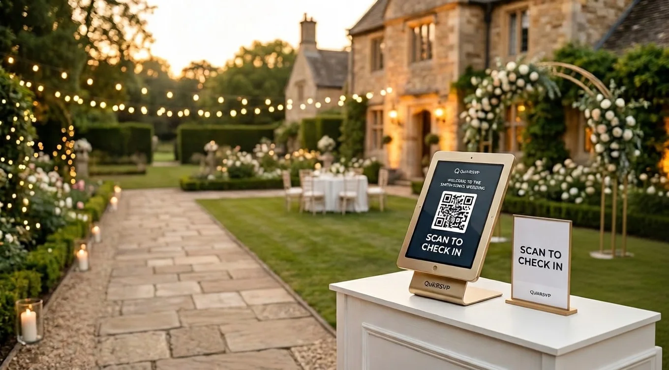 מדריך ביקורת קוד QR של אירוע