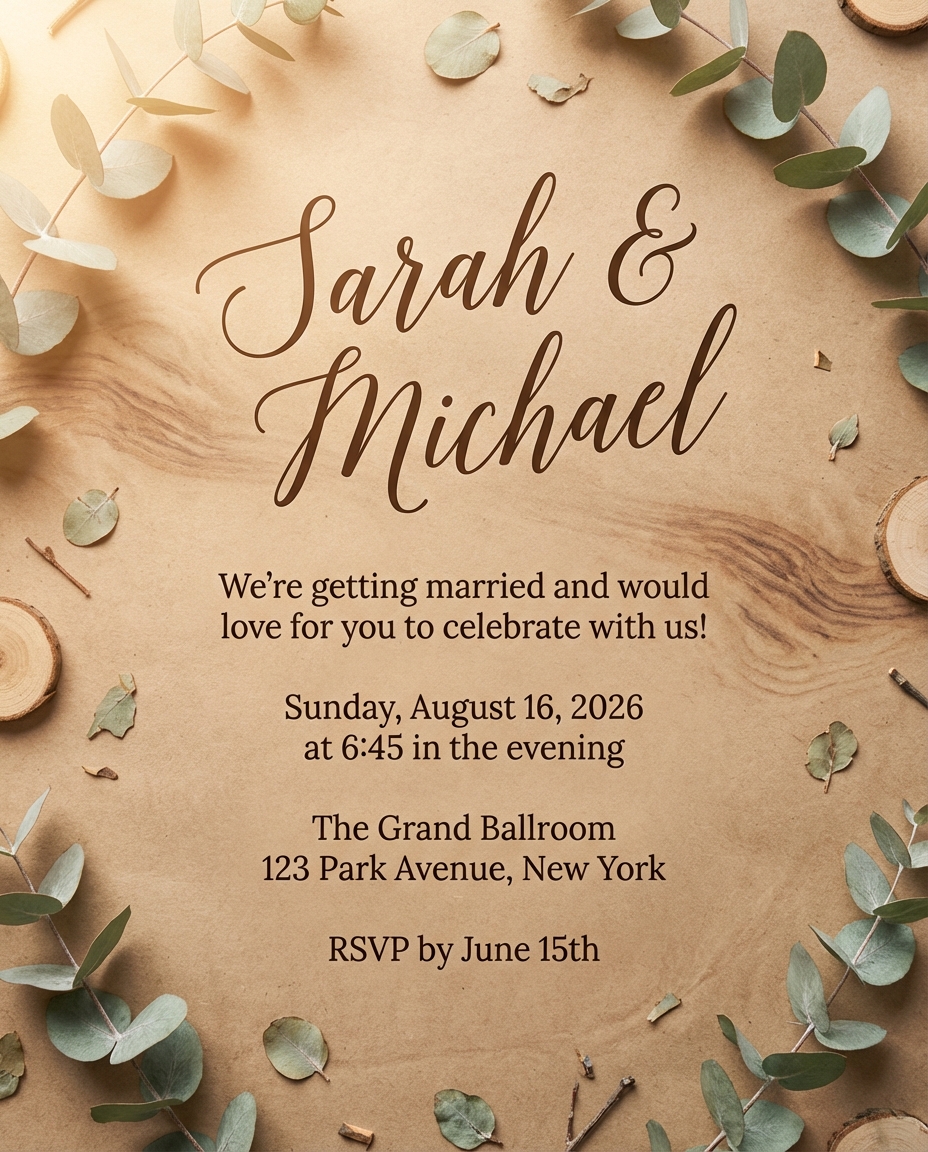Wedding Invitation